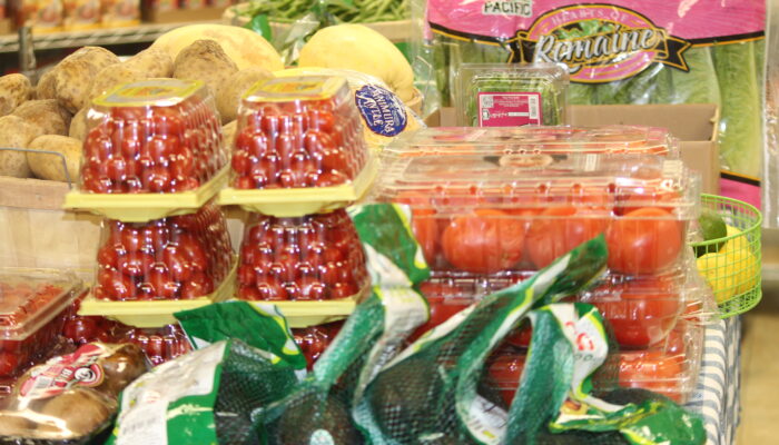 Selection of Produce at the Center for Self-Reliance